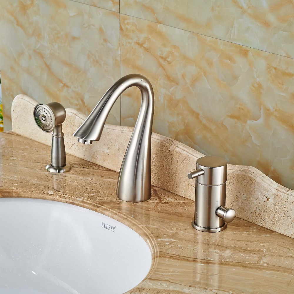 3pcs-single-handle-bathtub-faucet-brushed