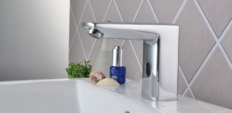 Fontana Lima Commercial Chrome Automatic Sensor Sink Faucet