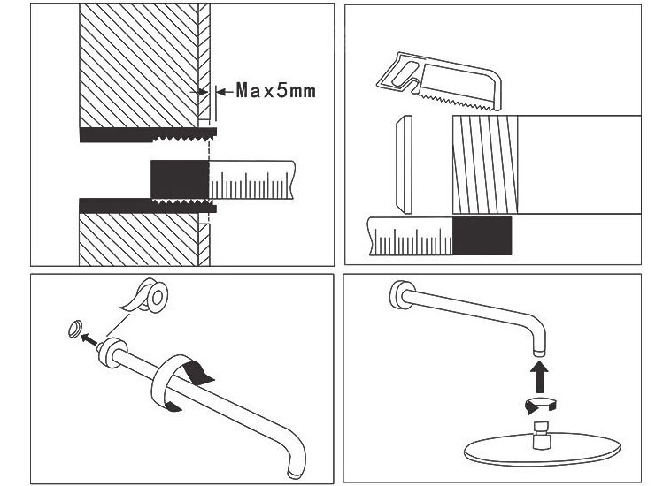 solid-bath-shower-arms-wall-mounted