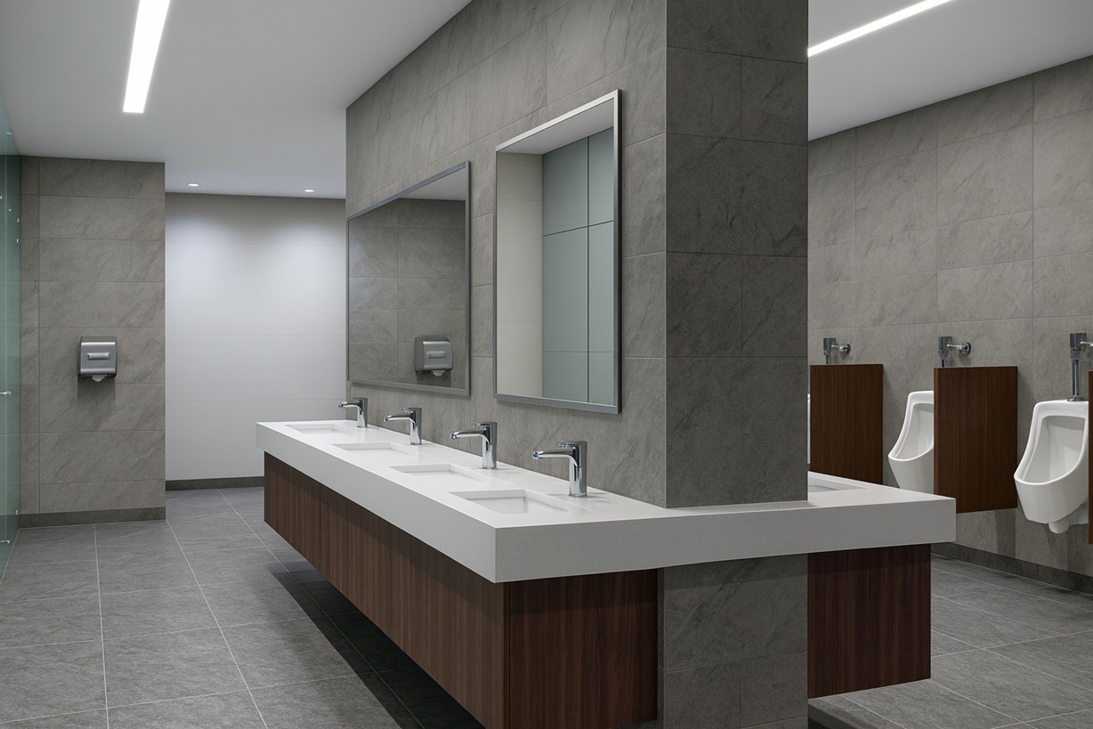 Cascade touchless faucet